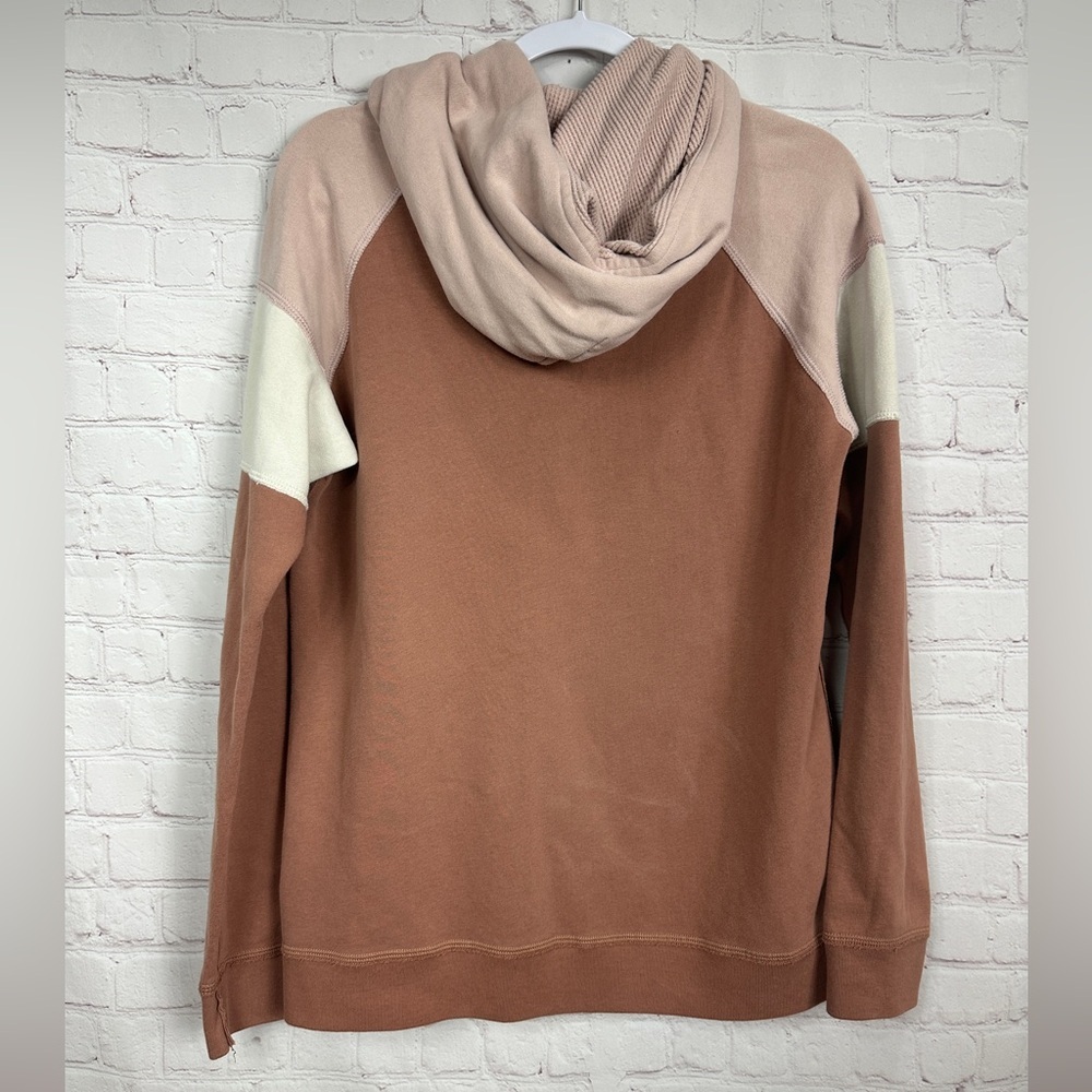 Abercrombie & Fitch Hoodie Womens‎ M Soft A&F Fleece Knit Colorblock Sweatshirt - Picture 6 of 6